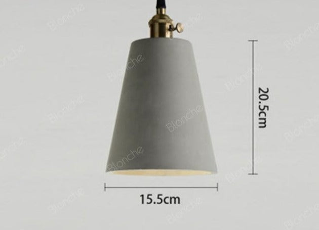 Padova – Cast Cement Industrial Pendant