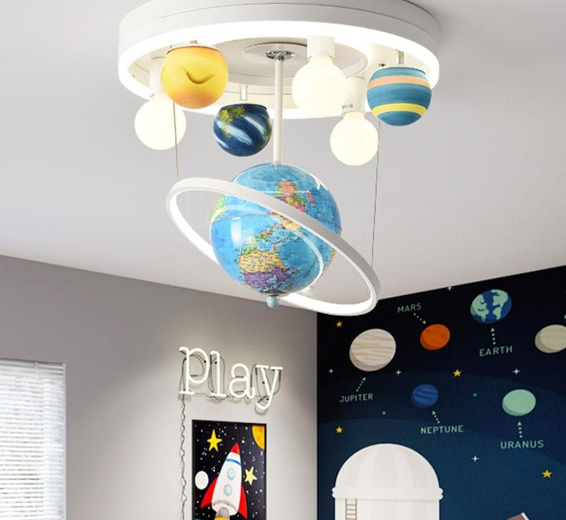 Pienza – Planetary Orbit Kids Room Chandelier