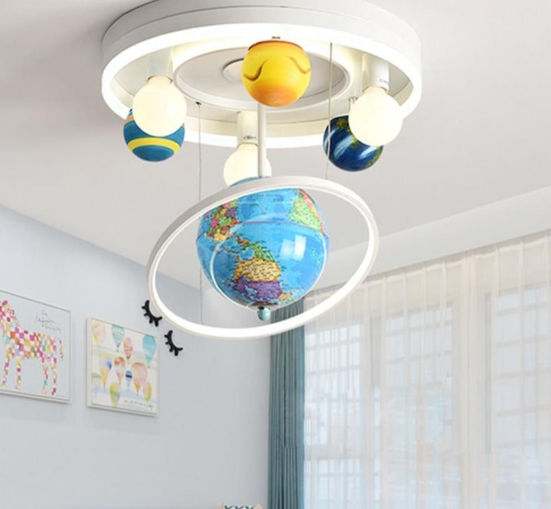 Pienza – Planetary Orbit Kids Room Chandelier