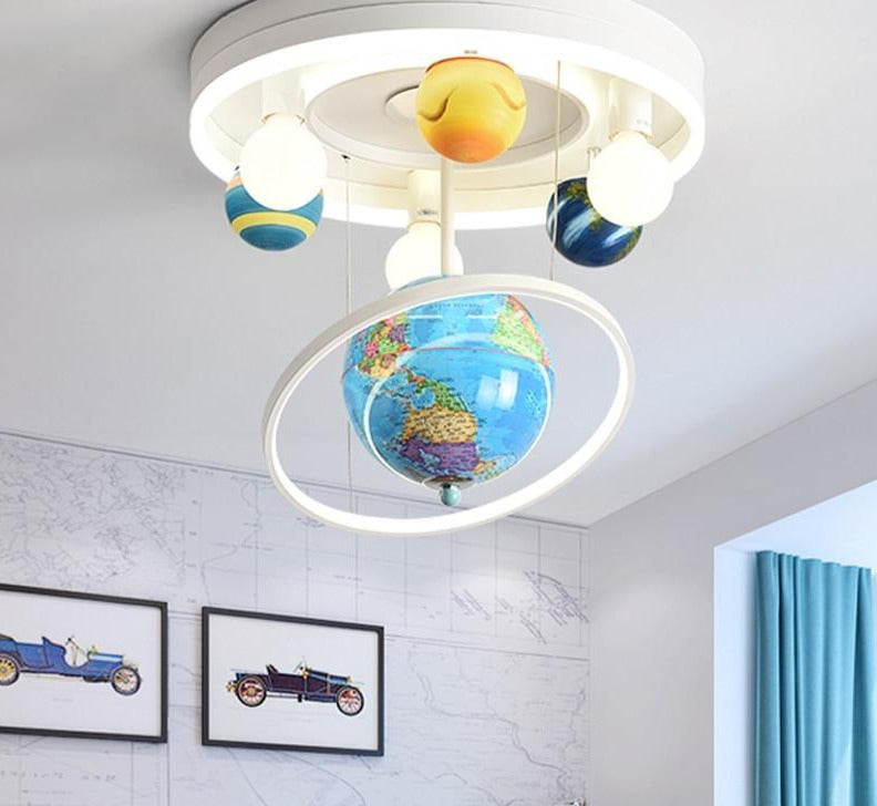 Pienza – Planetary Orbit Kids Room Chandelier