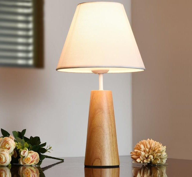 Fiesole – Dimmable Wood Base Table Lamp