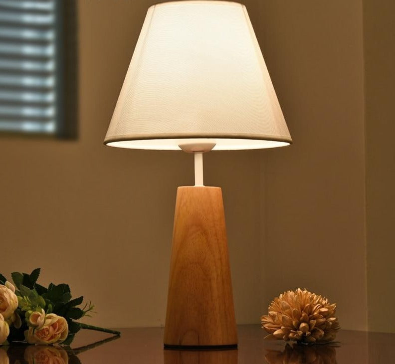 Fiesole – Dimmable Wood Base Table Lamp