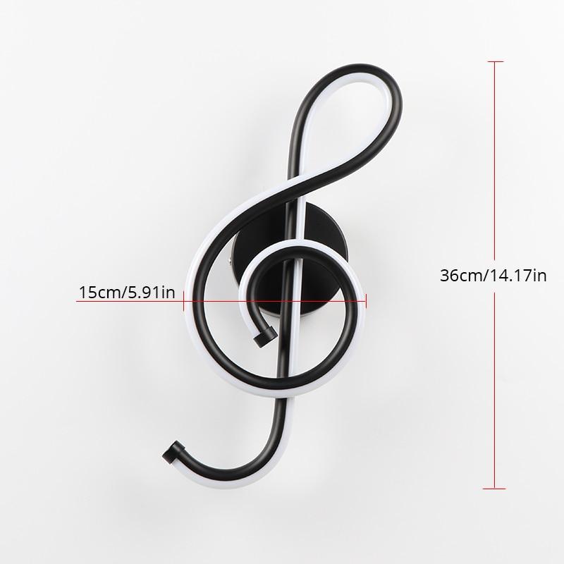 Ancona – Music Note LED Wall Light
