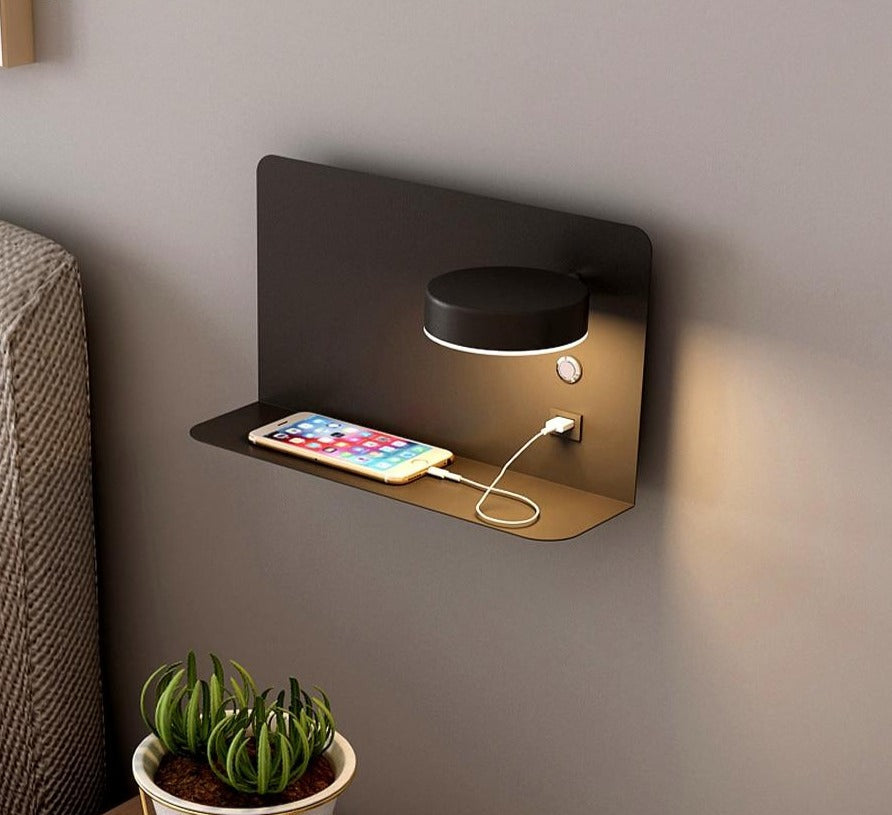 Merano – Bedside LED Wall Light with USB Charger