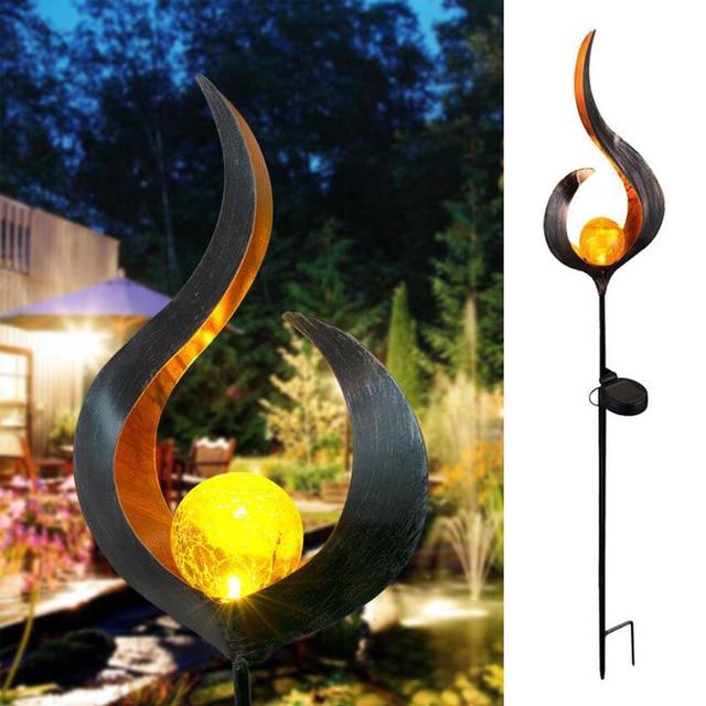 Fenja – Solar Flame-Effect Garden Stake Light