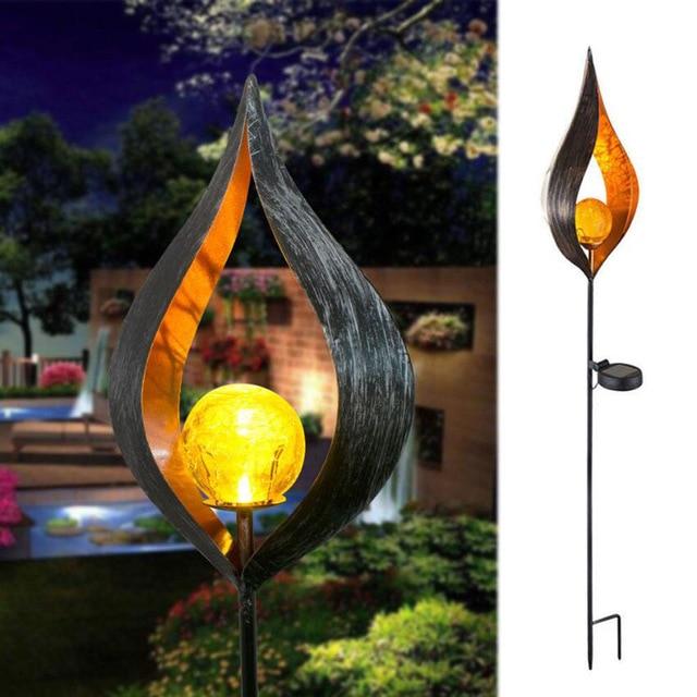 Fenja – Solar Flame-Effect Garden Stake Light