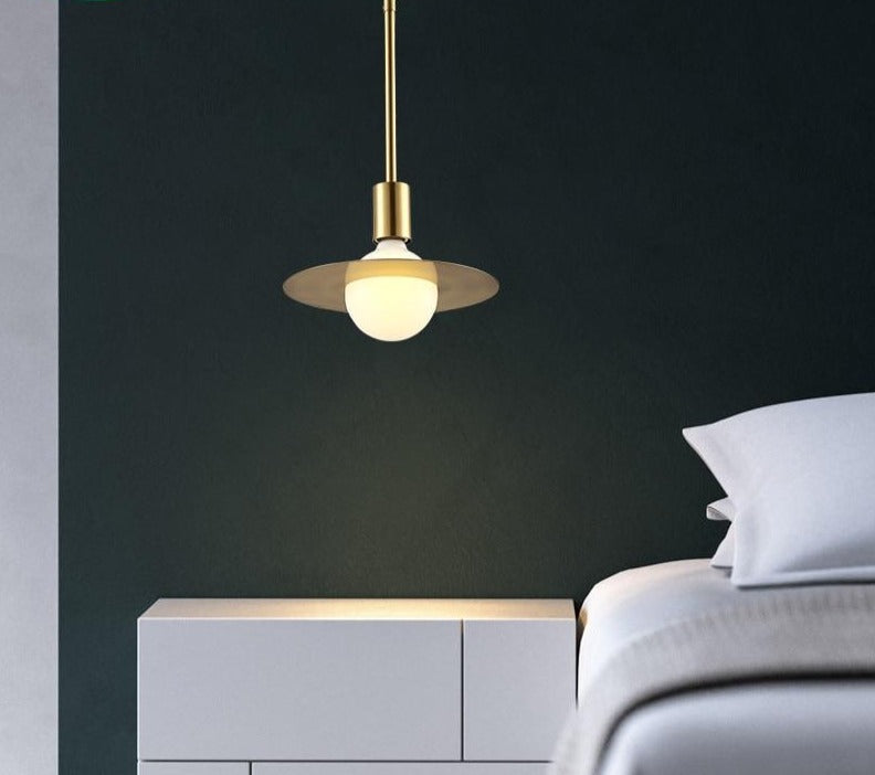 Positano – Flat Metal Disc Pendant Light