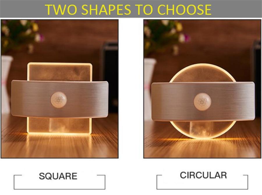 Gaeta – Motion Sensor Rechargeable Wall Light