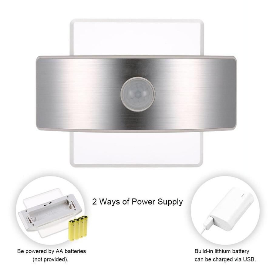Gaeta – Motion Sensor Rechargeable Wall Light