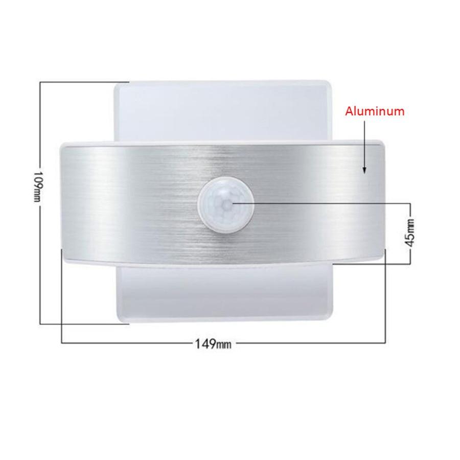 Gaeta – Motion Sensor Rechargeable Wall Light