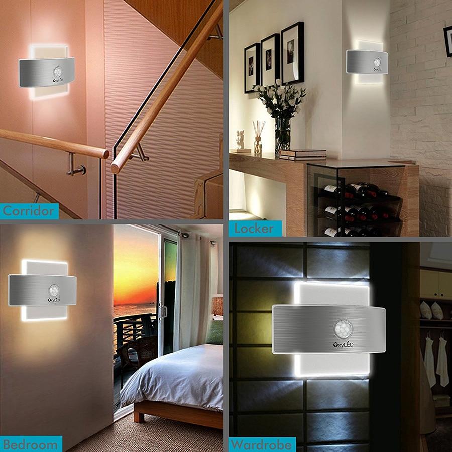 Gaeta – Motion Sensor Rechargeable Wall Light