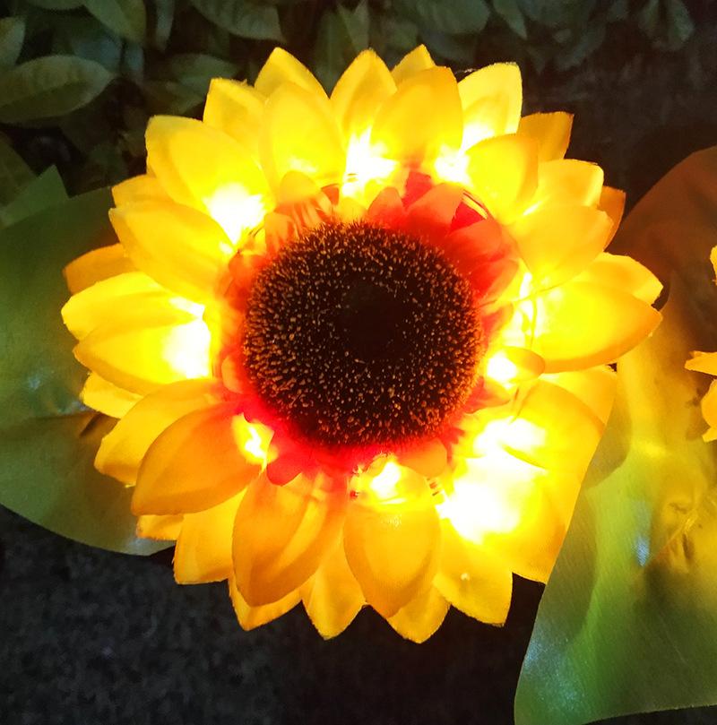 Viggo – Solar Sunflower Garden Lights, Set of 2