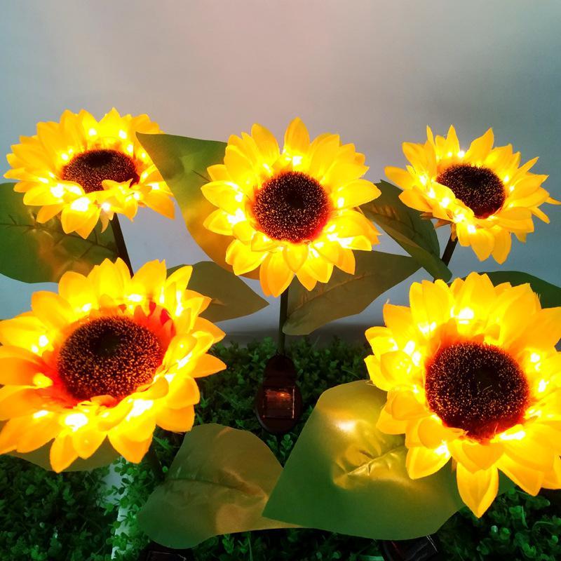Viggo – Solar Sunflower Garden Lights, Set of 2