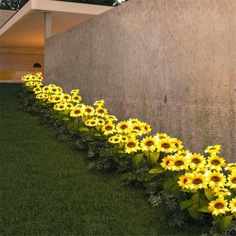 Viggo – Solar Sunflower Garden Lights, Set of 2