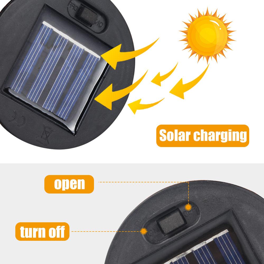 Como – Leaf Cut-Out Solar Garden Lantern