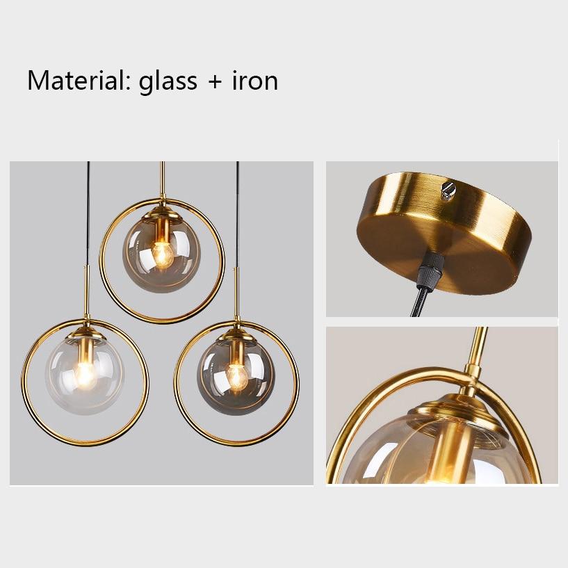 Verona – Glass Globe Ring Pendant Light