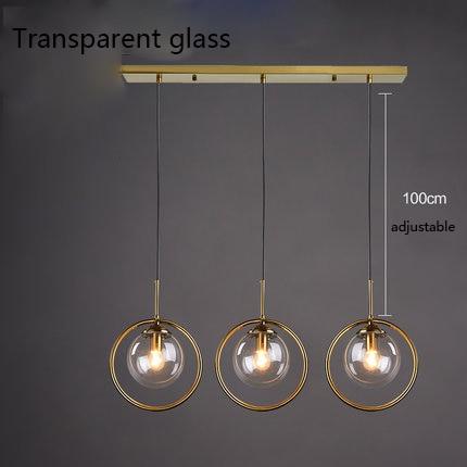 Verona – Glass Globe Ring Pendant Light