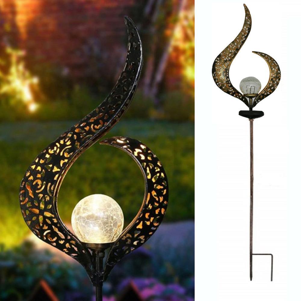 Fenja – Solar Flame-Effect Garden Stake Light