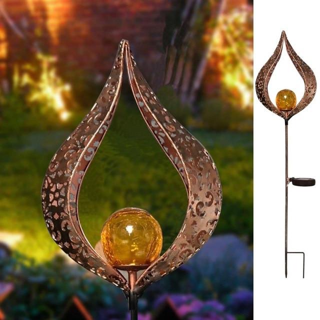 Fenja – Solar Flame-Effect Garden Stake Light