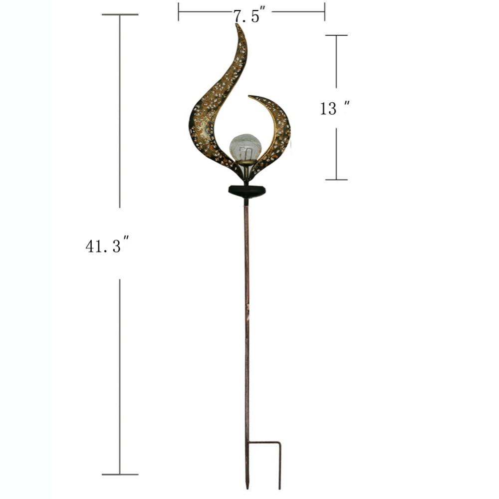 Fenja – Solar Flame-Effect Garden Stake Light