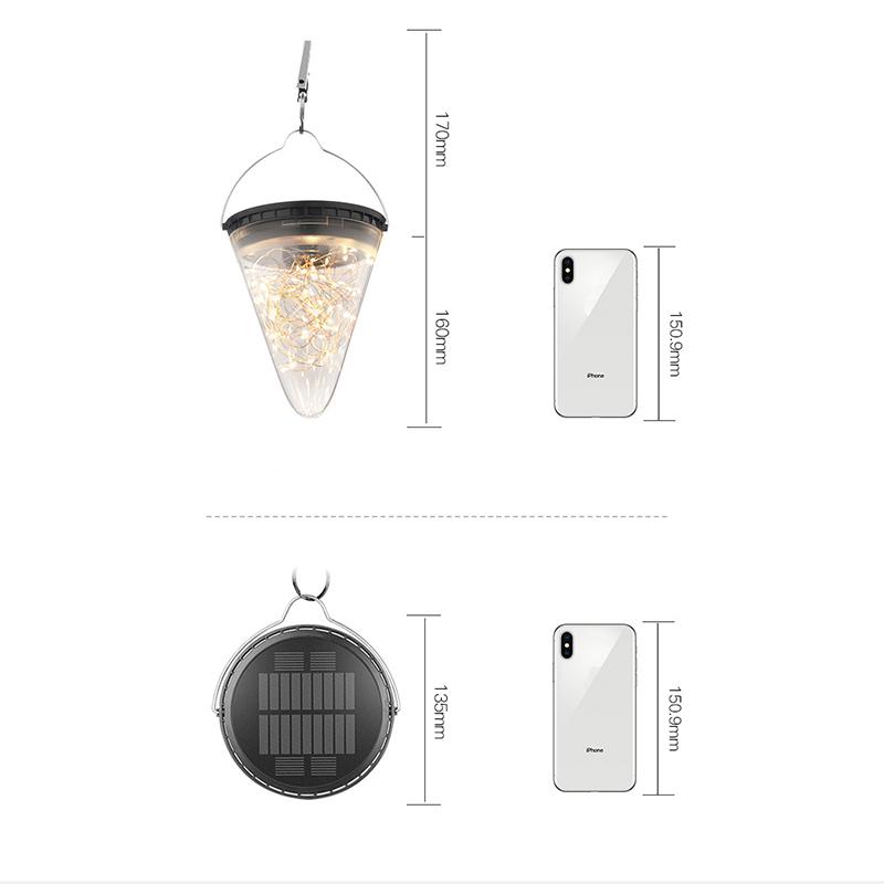 Lucera – Solar Powered Hanging Garden Light