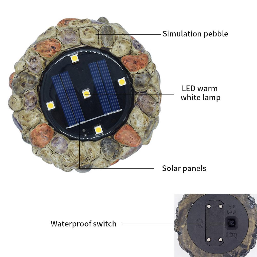Varese – Solar Ceramic Garden Stake Light