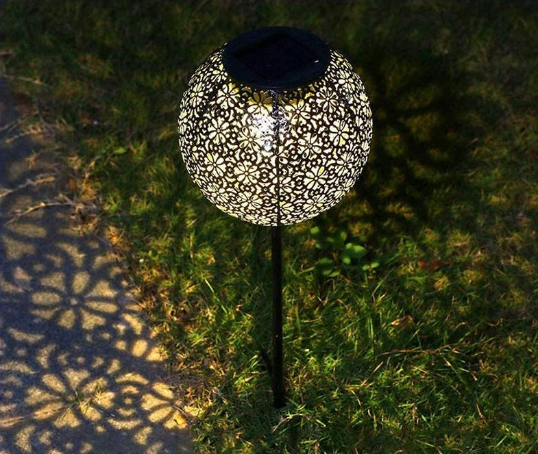 Orvieto – Iron Solar Garden Shadow Lantern