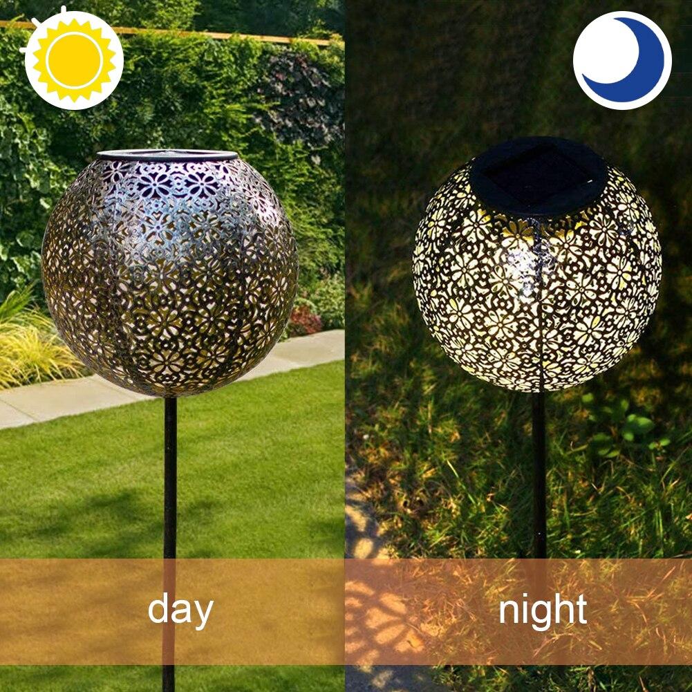 Orvieto – Iron Solar Garden Shadow Lantern