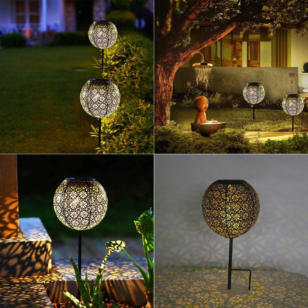 Orvieto – Iron Solar Garden Shadow Lantern