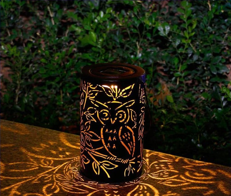 Bellagio – Owl Silhouette Solar Lantern