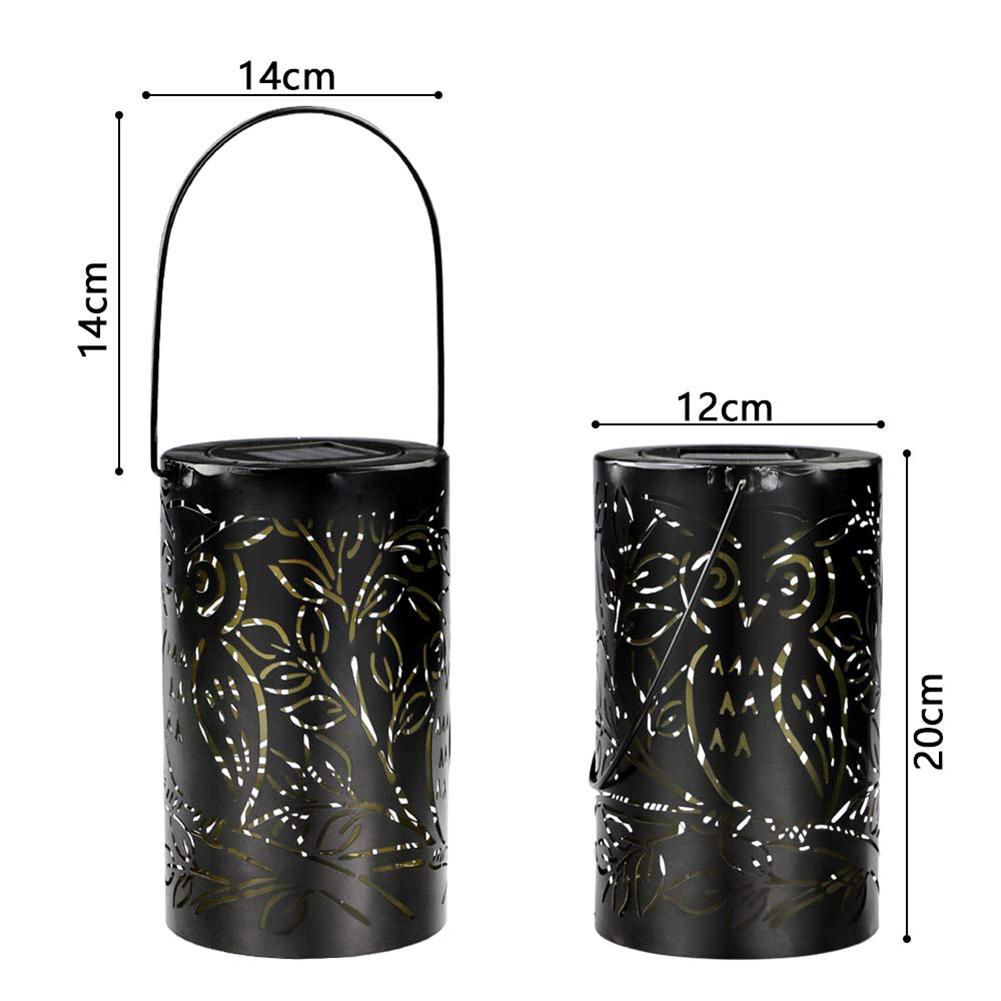 Bellagio – Owl Silhouette Solar Lantern