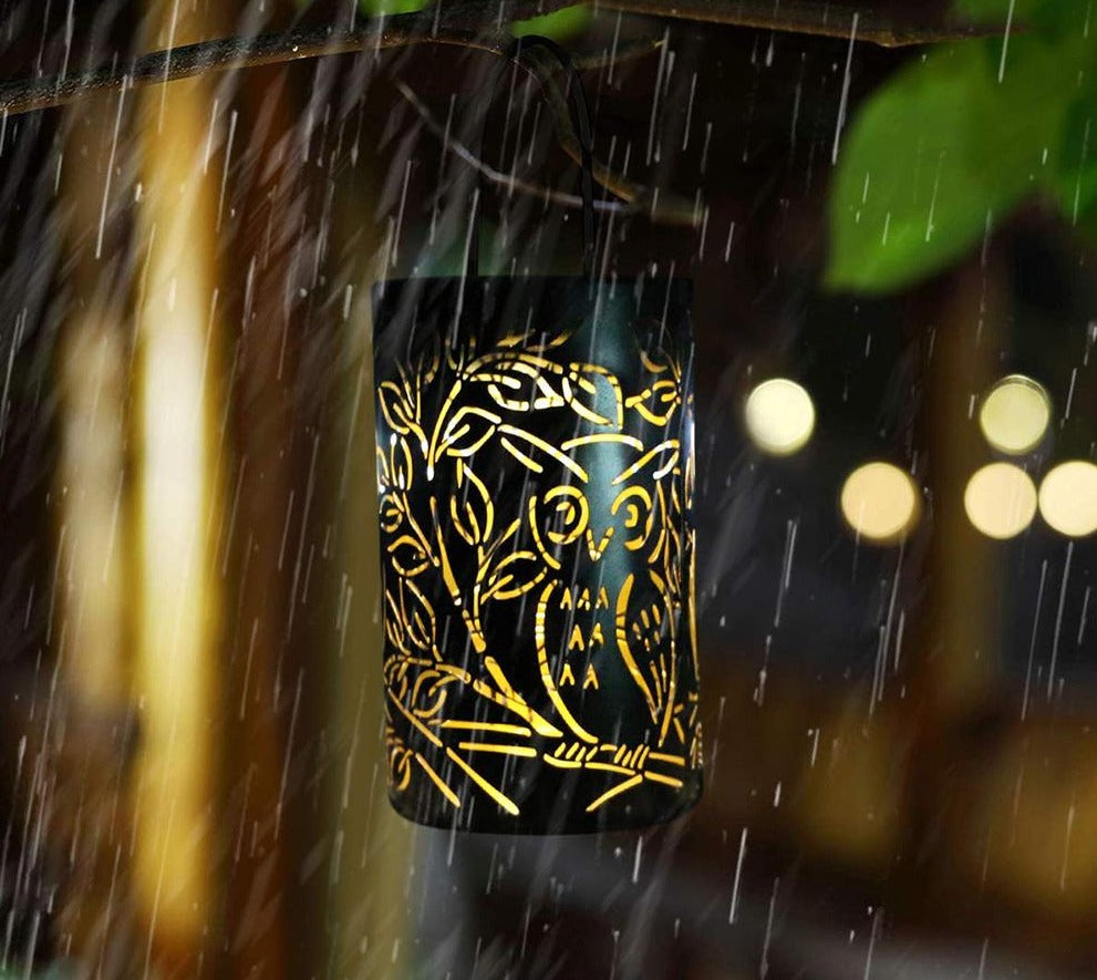 Bellagio – Owl Silhouette Solar Lantern