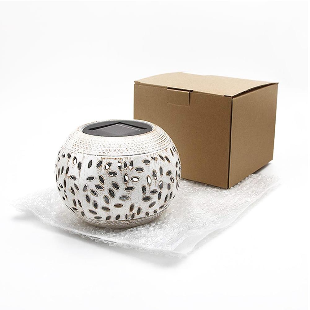 Amalfi – Globe Petal Cut-Out Solar Lantern