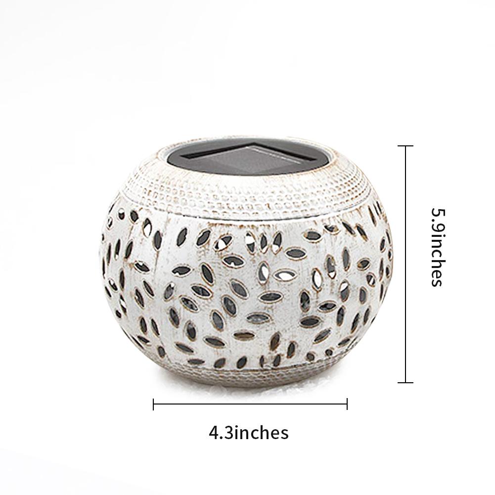 Amalfi – Globe Petal Cut-Out Solar Lantern