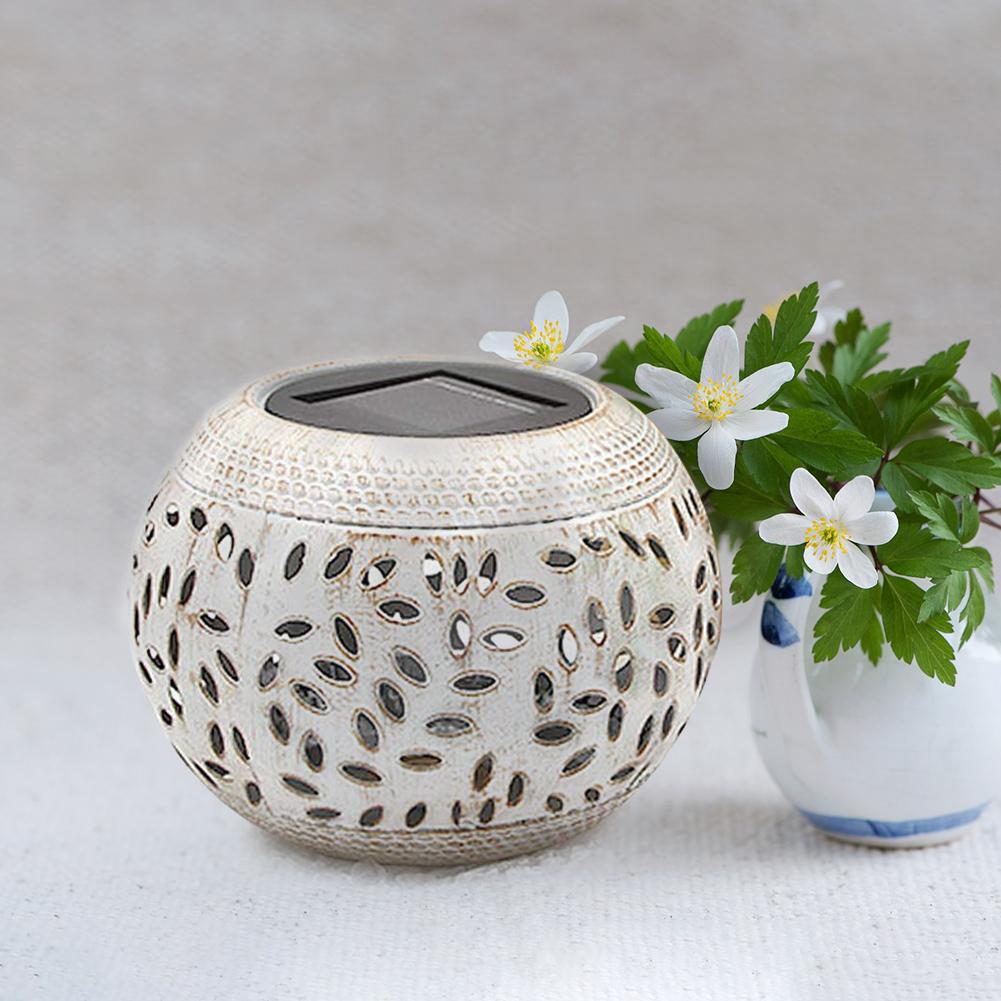 Amalfi – Globe Petal Cut-Out Solar Lantern