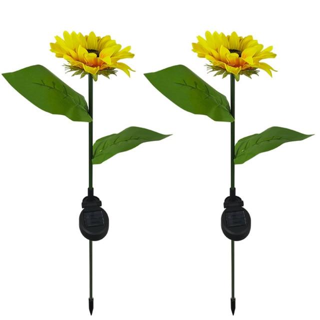 Viggo – Solar Sunflower Garden Lights, Set of 2