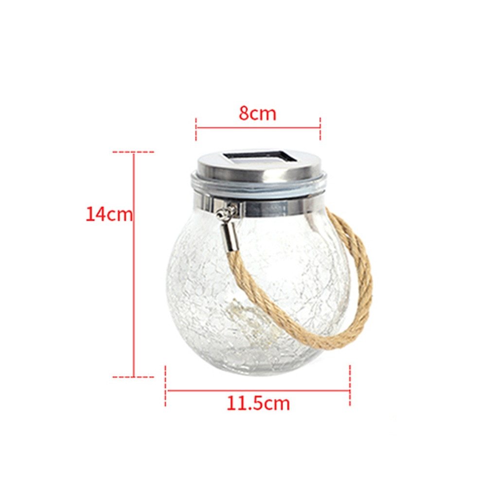 Saga – Solar Glass Jar Hanging Light