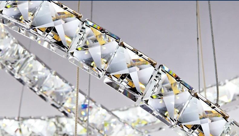 Pemberley – Tiered Crystal Ring LED Chandelier