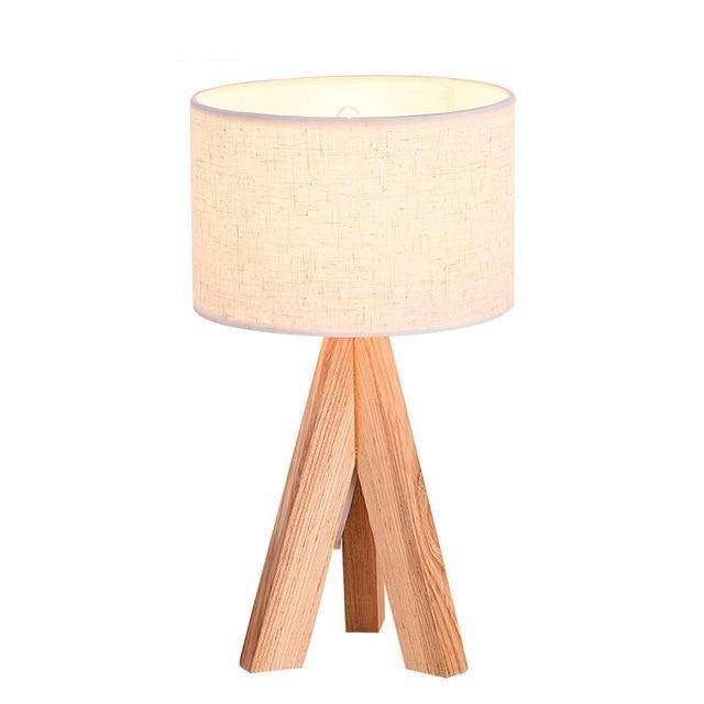 Ostuni – Tripod Wood Base Floor Lamp