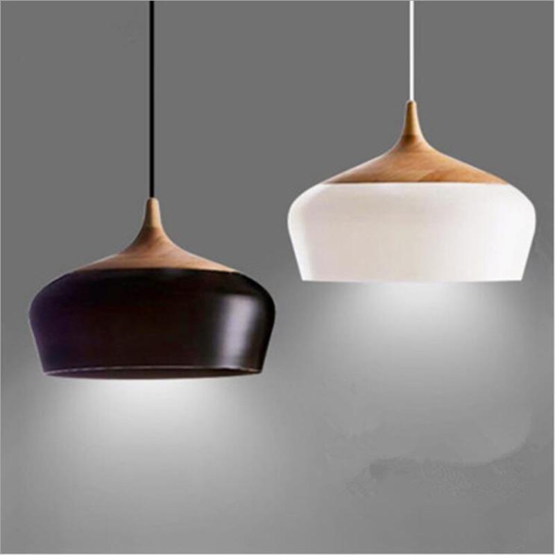 Kendal – Iron, Wood & Acrylic Round Pendant