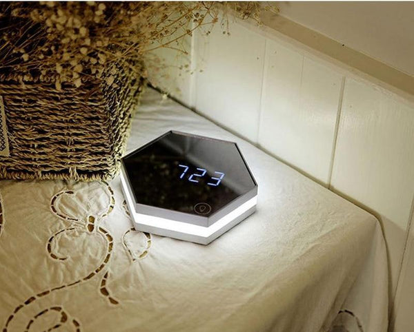 Riva – Mirror Alarm Clock with LED Light