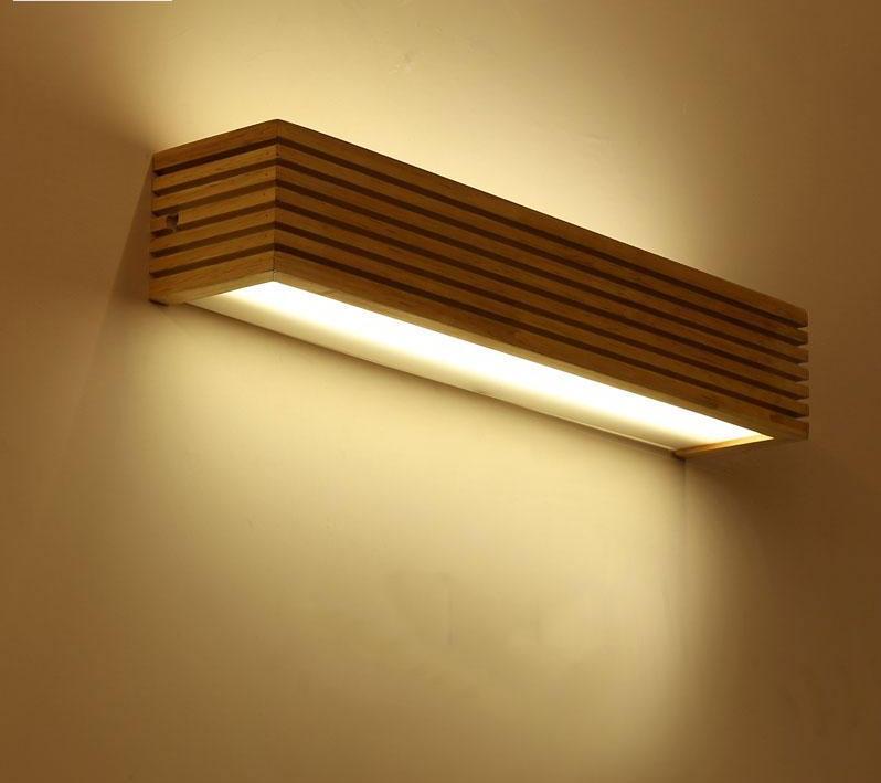 Driftline – Slim Wooden Plank LED Wall Light