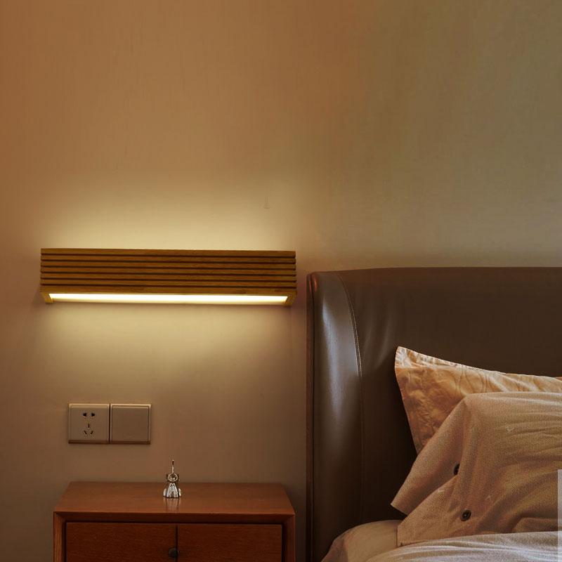 Driftline – Slim Wooden Plank LED Wall Light