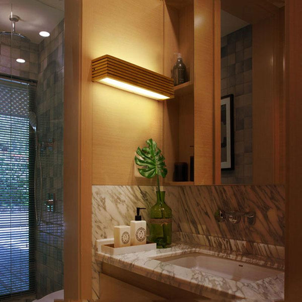 Driftline – Slim Wooden Plank LED Wall Light