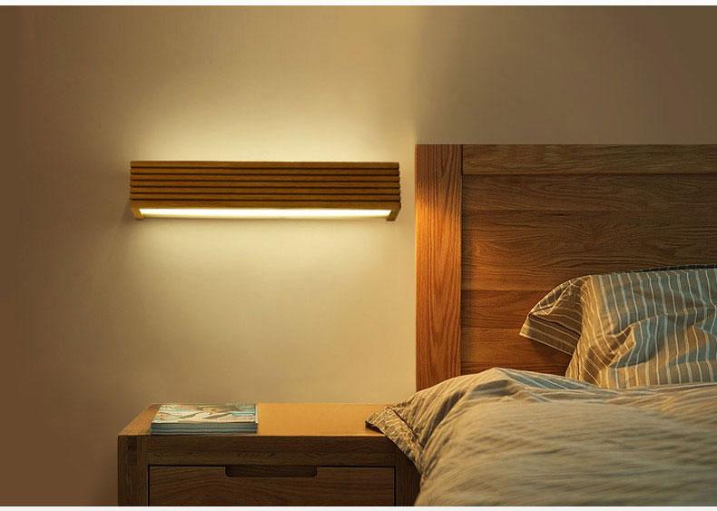 Driftline – Slim Wooden Plank LED Wall Light