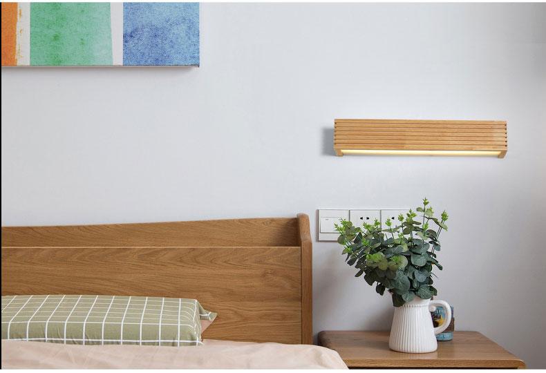Driftline – Slim Wooden Plank LED Wall Light