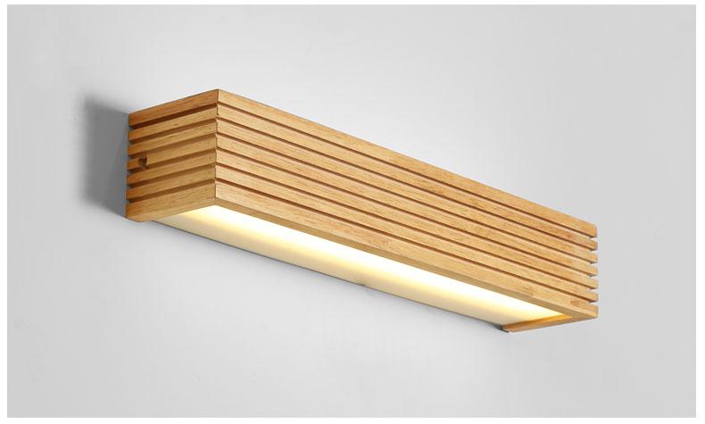 Driftline – Slim Wooden Plank LED Wall Light