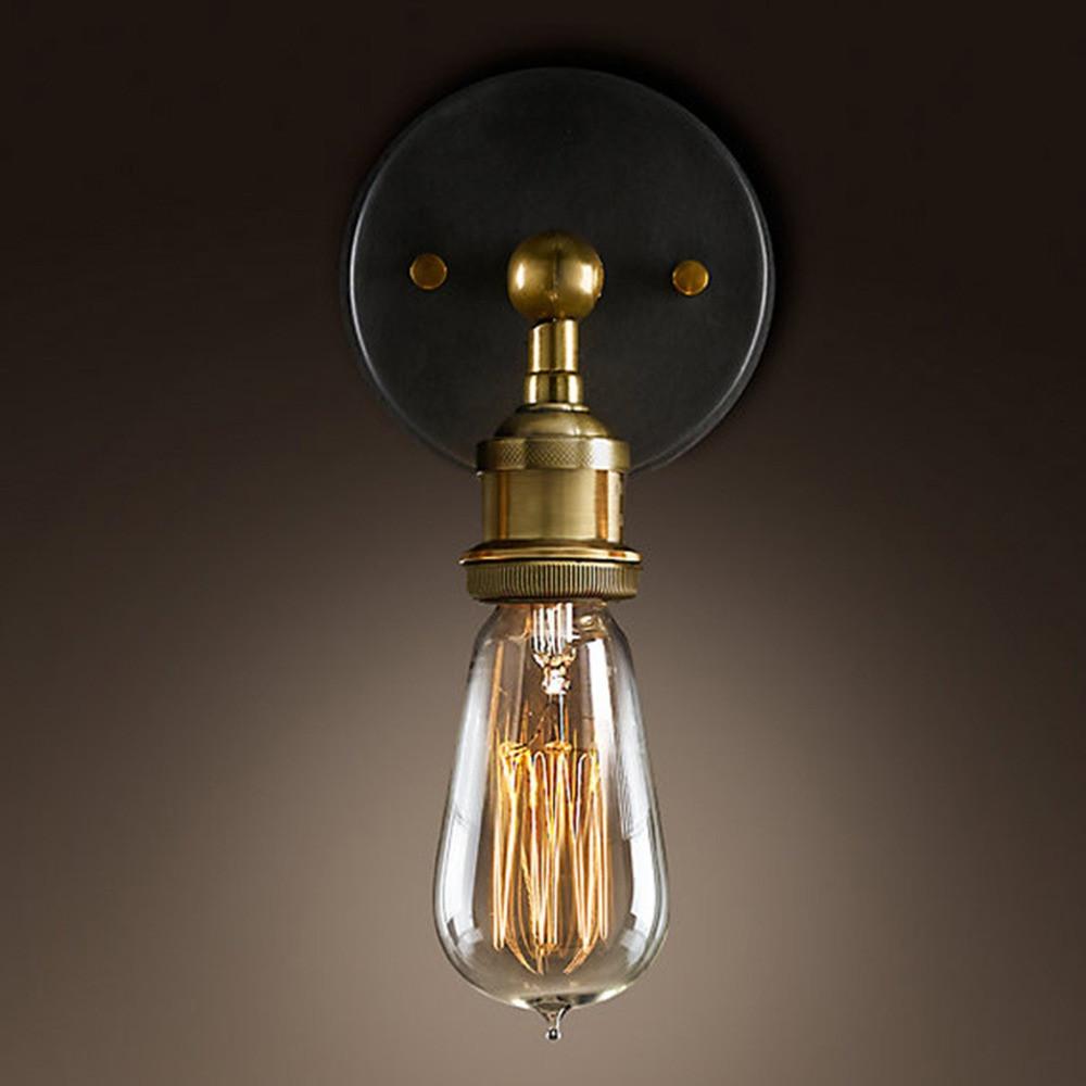 Cavell – Exposed-Bulb Copper Wall Sconce