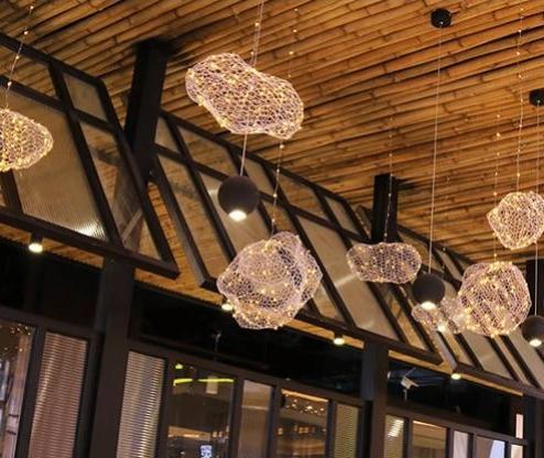 Kumo – Starlit Iron Cloud Ceiling Light