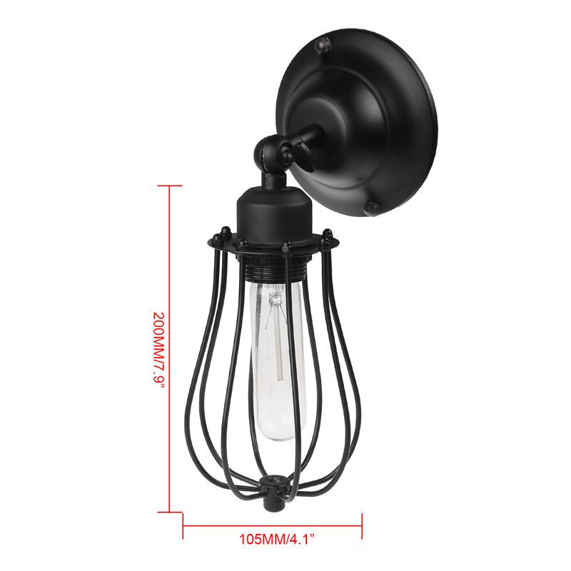 Thurlow – Industrial Droplet Cage Wall Light